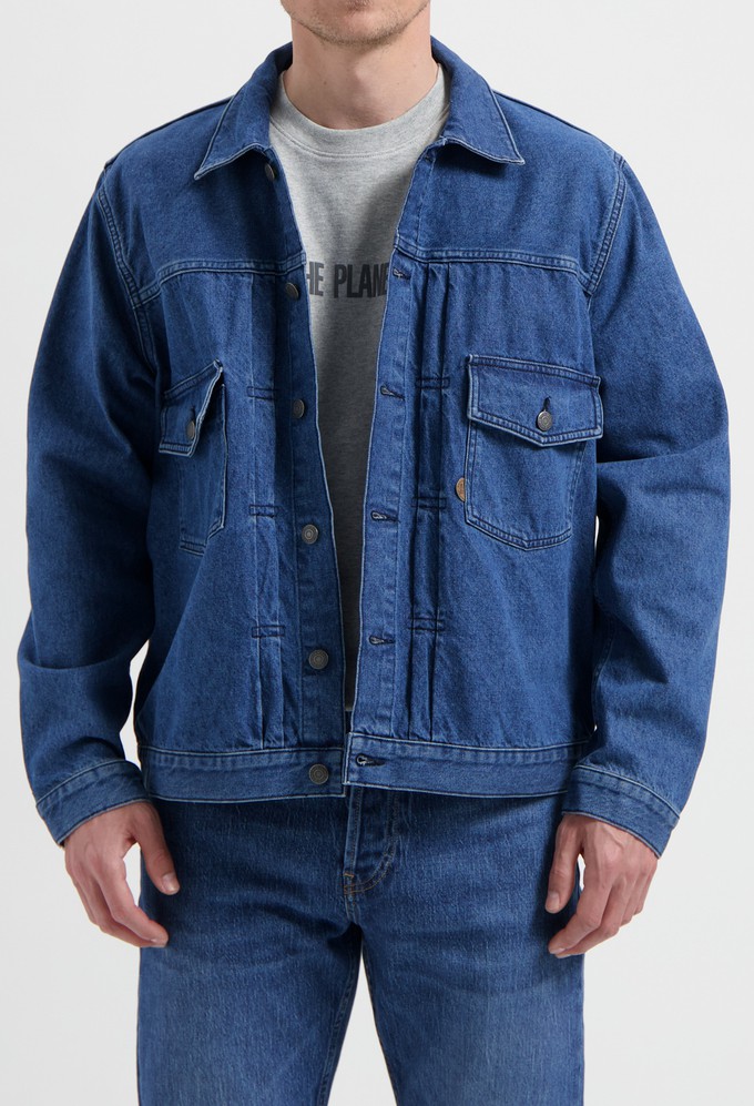 Benny Denim Jacket - Medium Stone from Mud Jeans