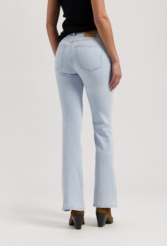 Isy High Flared - Light Stone from Mud Jeans