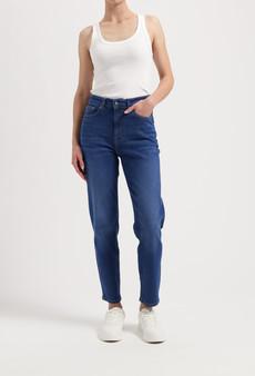 Mams High Tapered - Stone Indigo via Mud Jeans