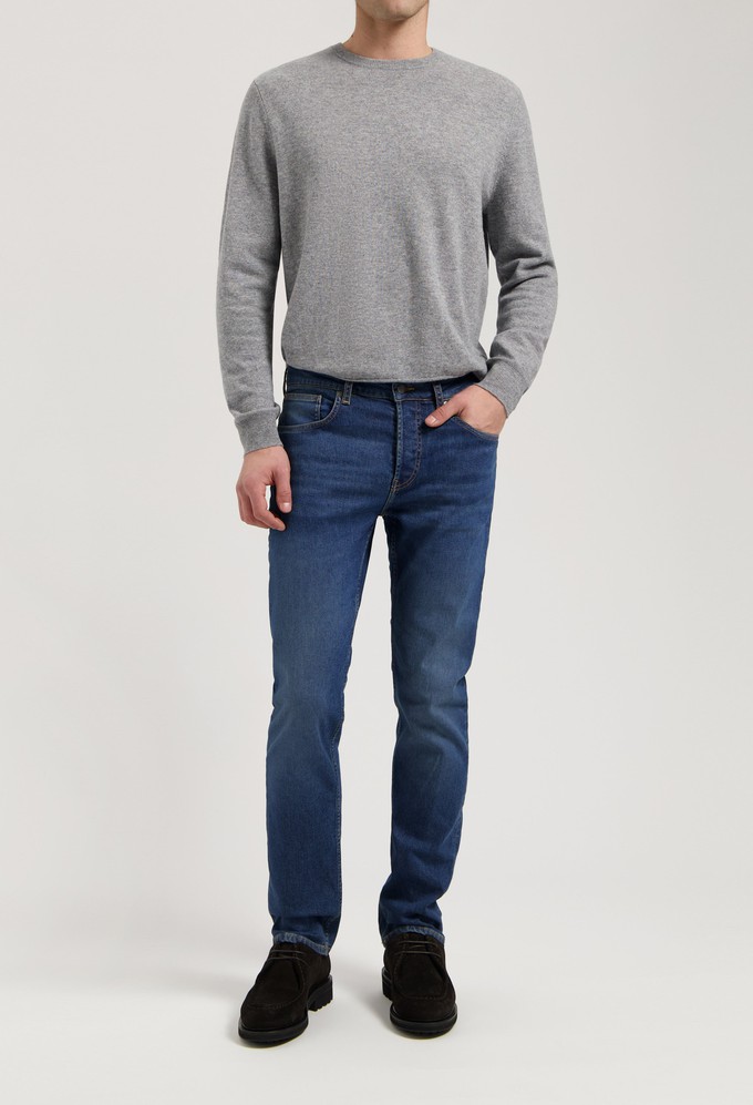 Hank Mid Tapered - Rustic Blue from Mud Jeans