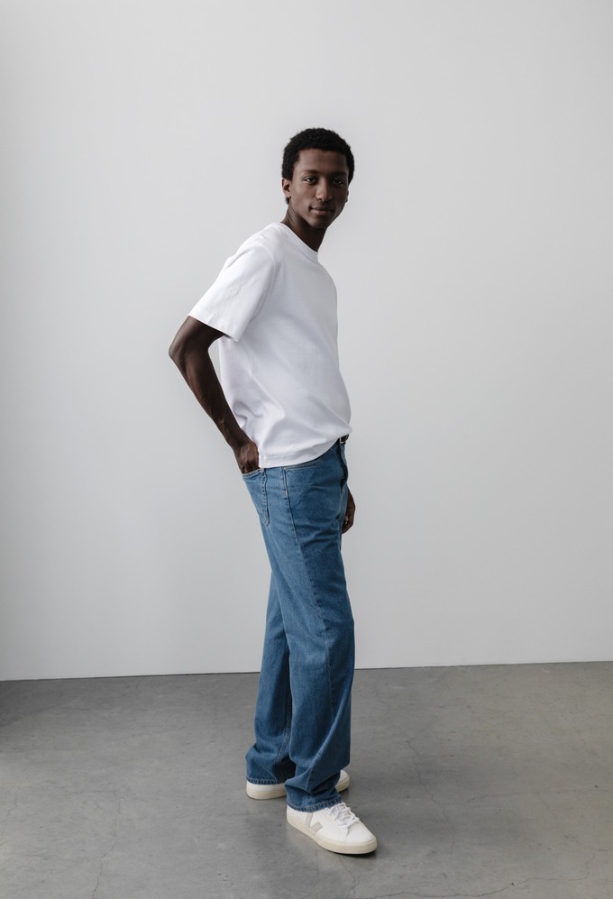 Alex Mid Loose - Light Stone from Mud Jeans