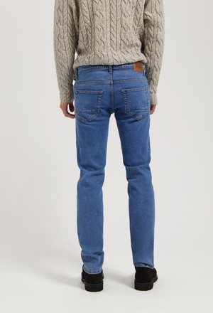 Dunn Low Tapered - Stone Vintage from Mud Jeans