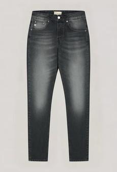 Regular Dunn - Worn Black via Mud Jeans