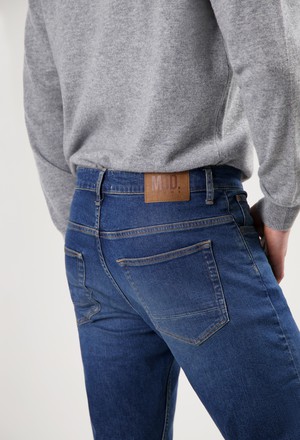 Hank Mid Tapered - Rustic Blue from Mud Jeans