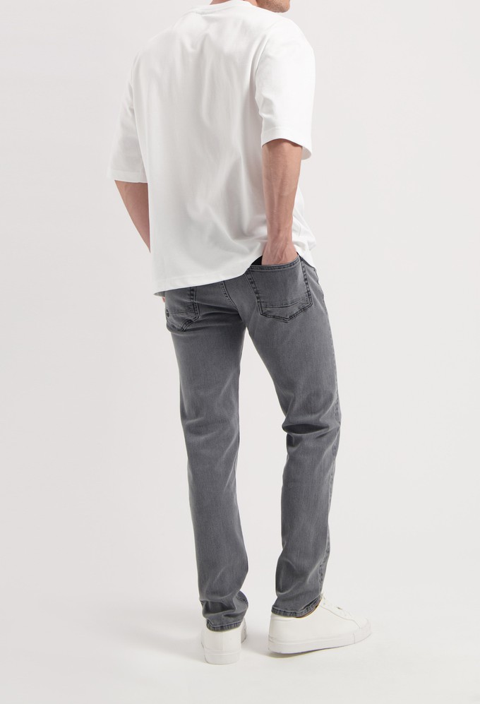 Dunn Low Tapered - Light Grey from Mud Jeans