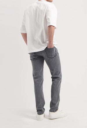 Dunn Low Tapered - Light Grey from Mud Jeans