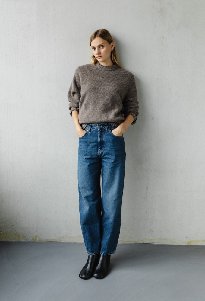 Brooke High Barrel - Rustic Blue from Mud Jeans