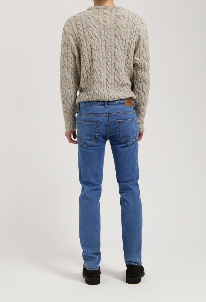 Dunn Low Tapered - Stone Vintage from Mud Jeans