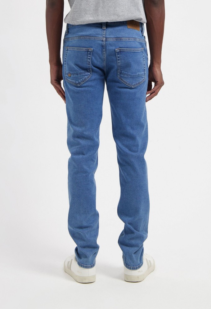 Dunn Low Tapered - Stone Vintage from Mud Jeans