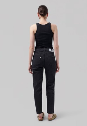 Mams Stretch Tapered - Stone Black from Mud Jeans
