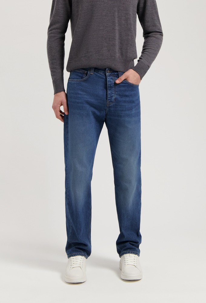 Alex Mid Loose - Rustic Blue from Mud Jeans