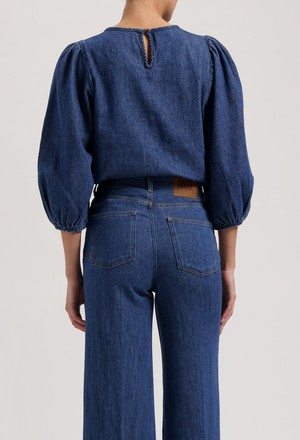 Gloria Shirt - Stone Indigo from Mud Jeans