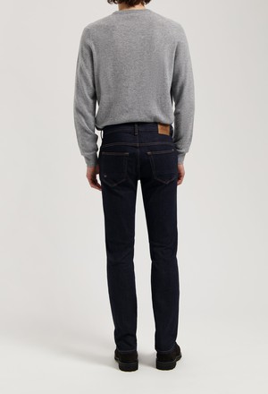 Hank Mid Tapered - Strong Blue from Mud Jeans