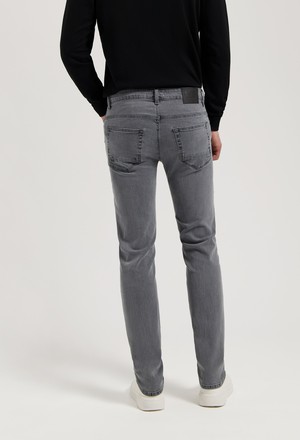 Dunn Low Tapered - Light Grey from Mud Jeans
