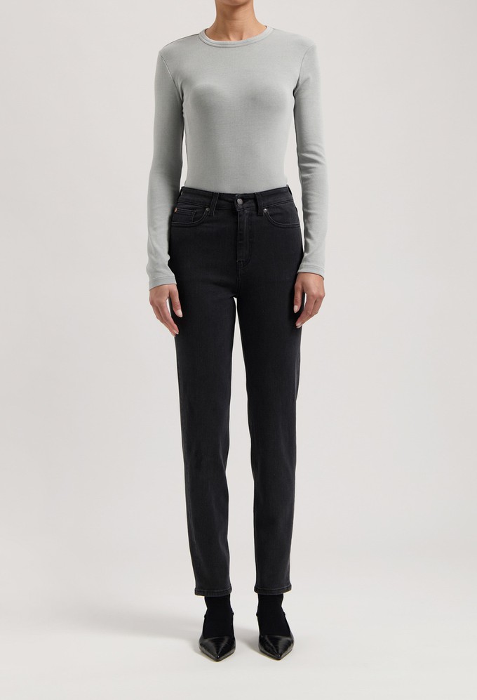 Mams High Tapered - Stone Black from Mud Jeans