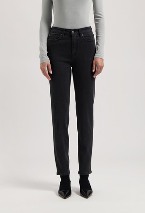 Mams High Tapered - Stone Black from Mud Jeans