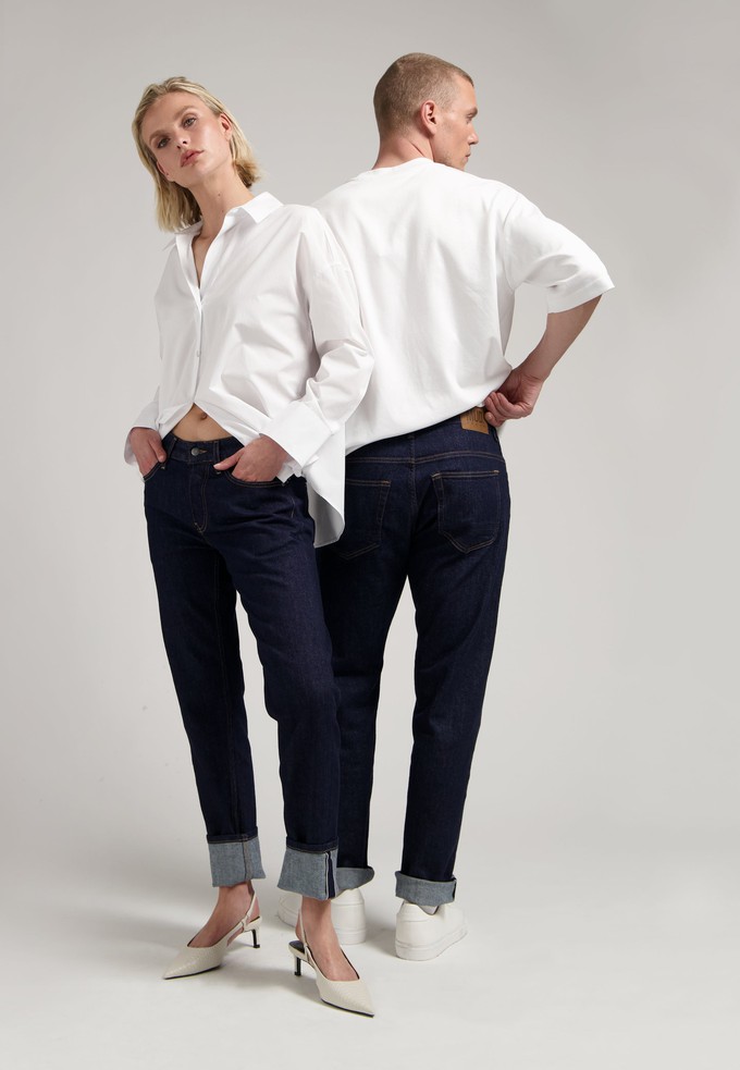 Hank Mid Tapered - Dip Dry from Mud Jeans