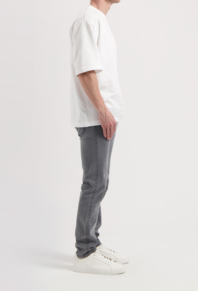 Dunn Low Tapered - Light Grey from Mud Jeans