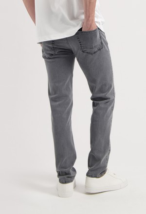 Dunn Low Tapered - Light Grey from Mud Jeans