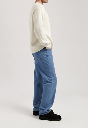 Alex Mid Loose - Light Stone from Mud Jeans