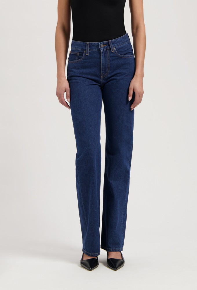Jamie Mid Loose - Stone Indigo from Mud Jeans
