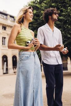 Max Flow - Stone Vintage via Mud Jeans