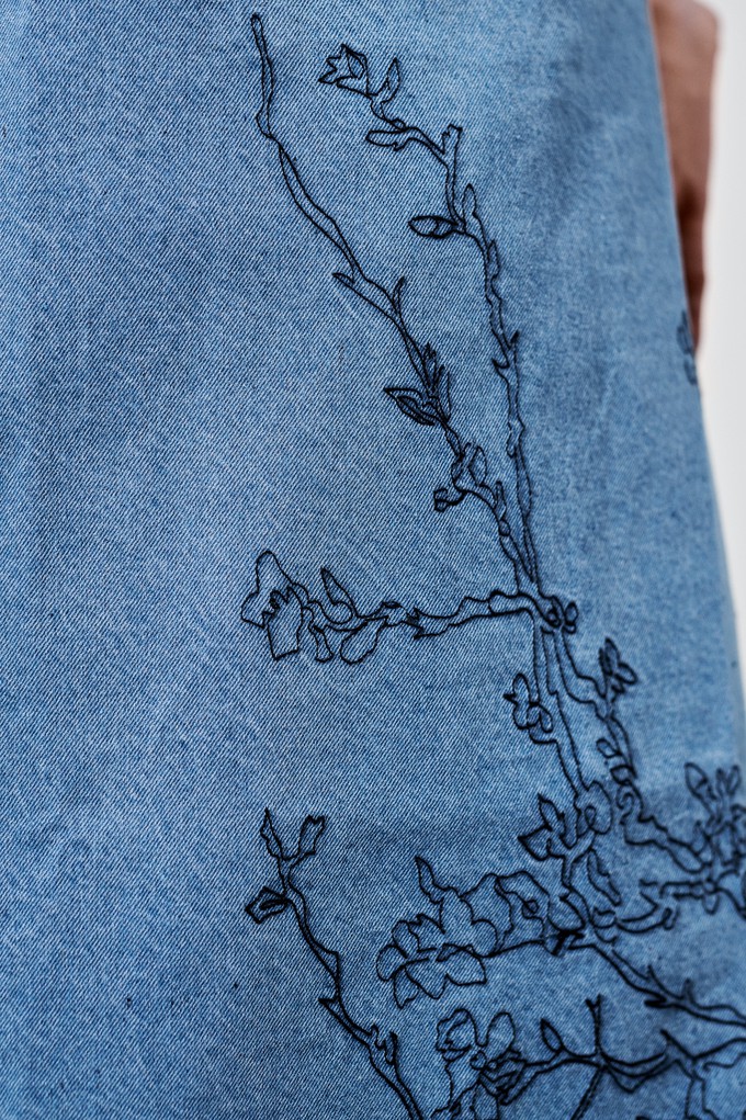 Van Apron - Blossom Blue from Mud Jeans