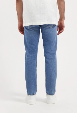 Hank Mid Tapered - Medium Aged from Mud Jeans