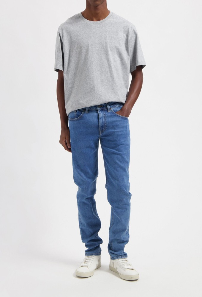 Dunn Low Tapered - Stone Vintage from Mud Jeans
