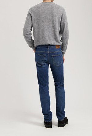 Hank Mid Tapered - Rustic Blue from Mud Jeans