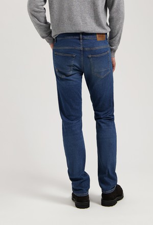 Hank Mid Tapered - Rustic Blue from Mud Jeans
