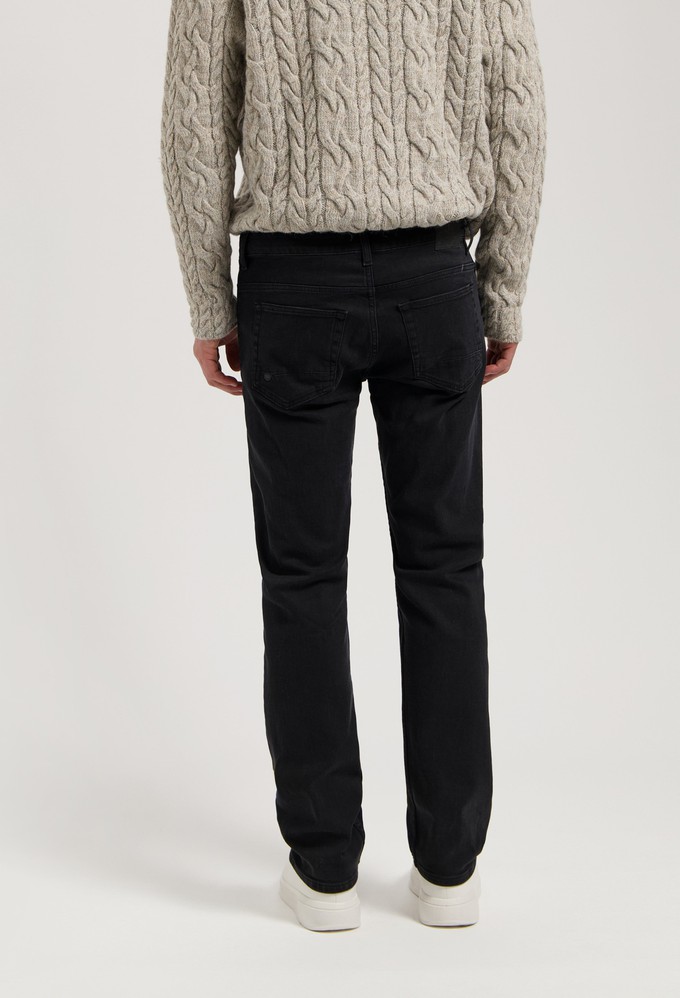 Hank Mid Tapered - Stone Black from Mud Jeans