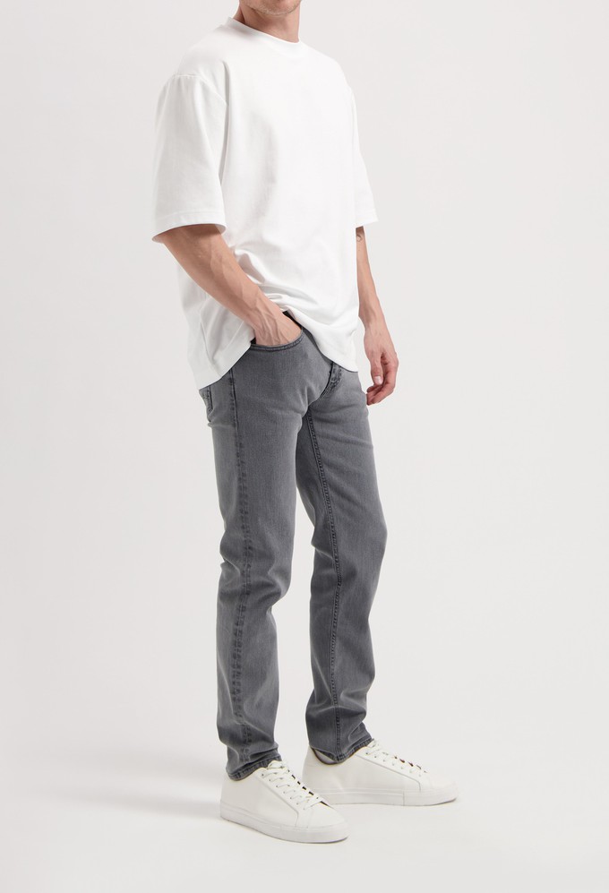 Dunn Low Tapered - Light Grey from Mud Jeans