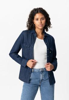 Shirley Shirt - Strong Blue via Mud Jeans