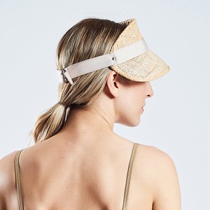 STRAW SUN VISOR natural from Mymarini