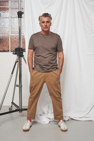 ZQ Merino Wool Jersey Oatmeal T-Shirt from Neem London