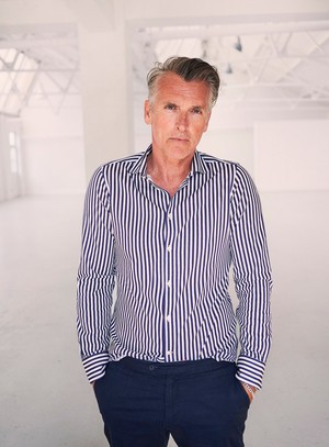 Recycled Modern City Stripe Cut Away Shirt from Neem London