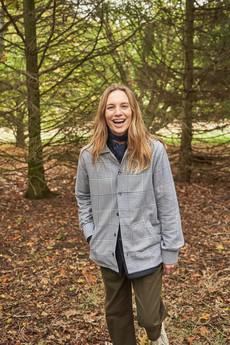 Italian Tencel Biodegradable Blue Semi-Plain Scarf via Neem London