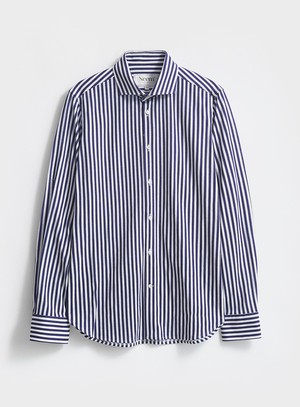 Recycled Modern City Stripe Cut Away Shirt from Neem London