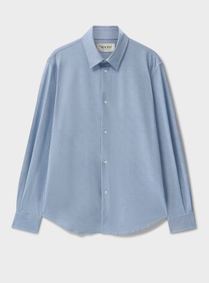 Comfort Sky Twill Louche Oversized Shirt from Neem London
