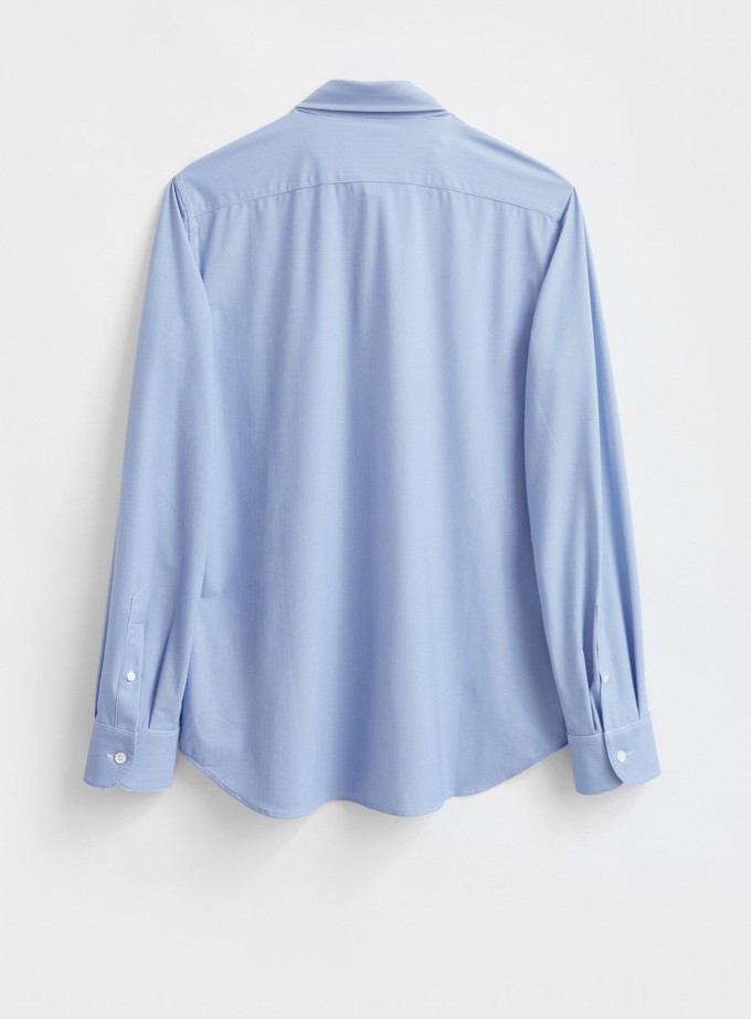Recycled Sky Italian Como Print Comfort Shirt from Neem London