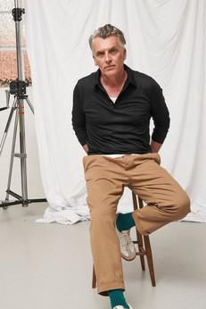 ZQ Merino Wool Jersey Black Long Sleeve Polo Shirt via Neem London