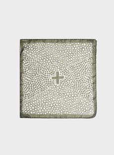 Italian Tencel Biodegradable Deep Neem Circle + Hankie via Neem London