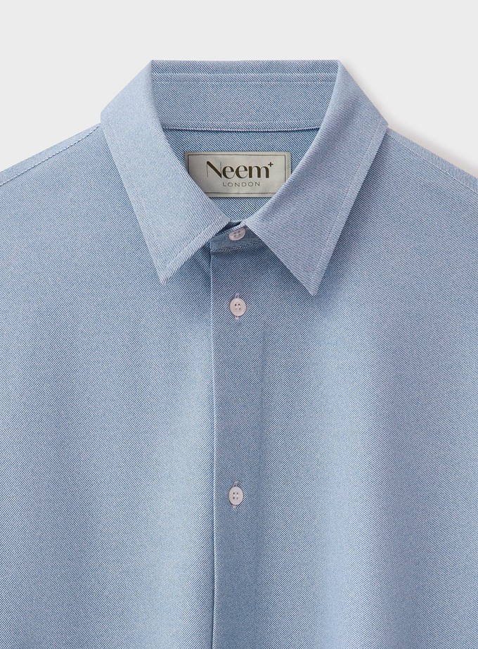 Comfort Sky Twill Louche Oversized Shirt from Neem London
