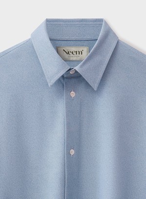 Comfort Sky Twill Louche Oversized Shirt from Neem London