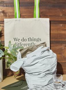 Wear Well take-back bag is our commitment to the circular economy from Neem London