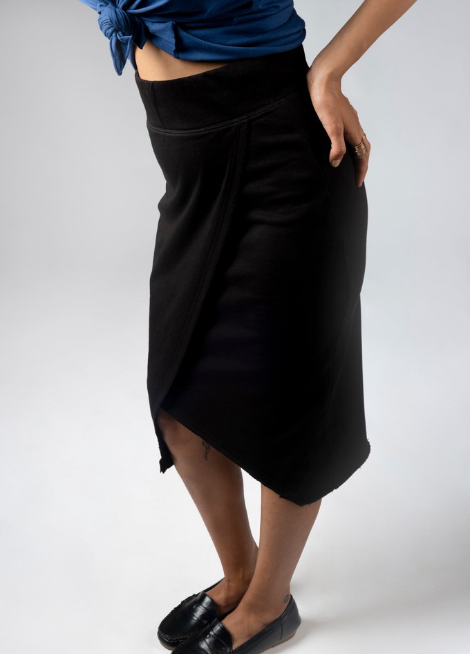 Black Wrap Skirt from No Nasties