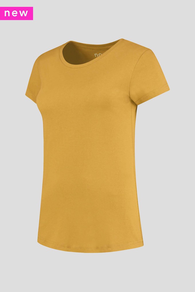 3302 BL - Luxe Bamboo Crew Neck T-Shirt Women - 185 g from Nooboo