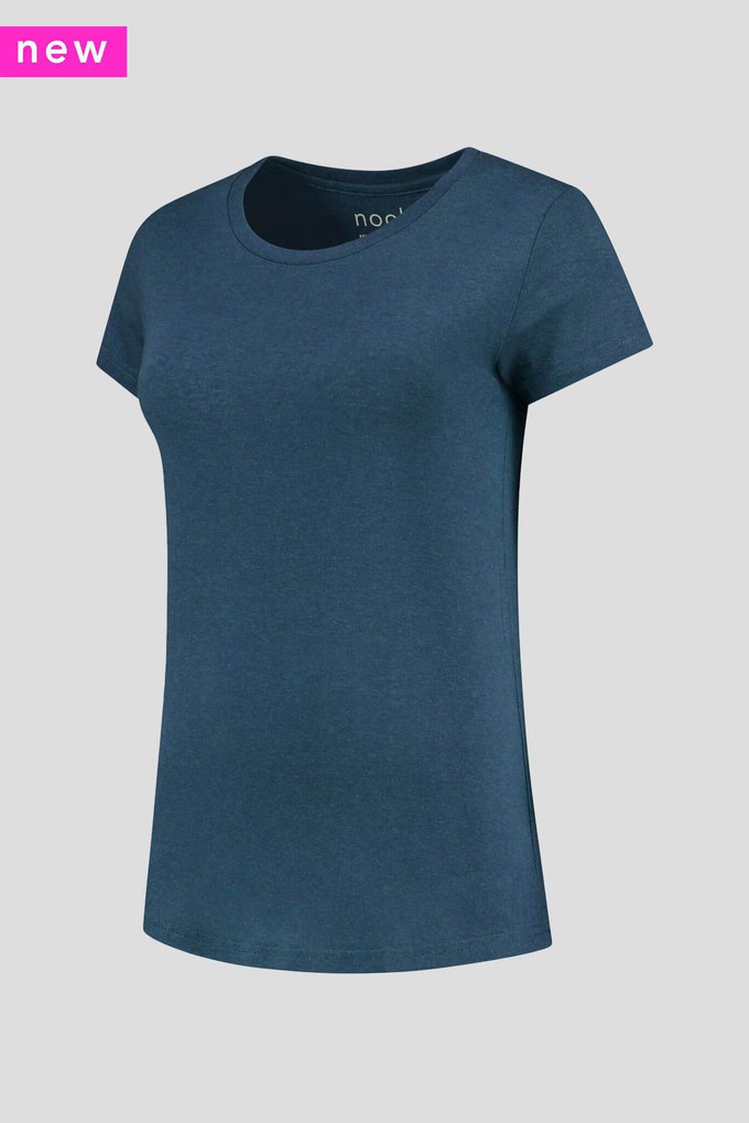 3302 BL - Luxe Bamboo Crew Neck T-Shirt Women - 185 g from Nooboo