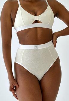 High Waisted Briefs, Butter via Not Basics